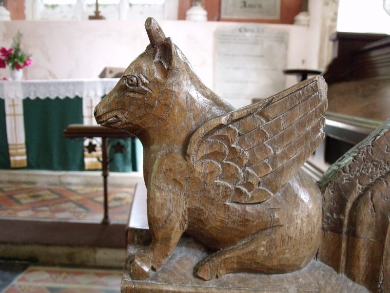 Is it a pig with wings? Surely not! Discover this sweet little chap at Nettlestead church